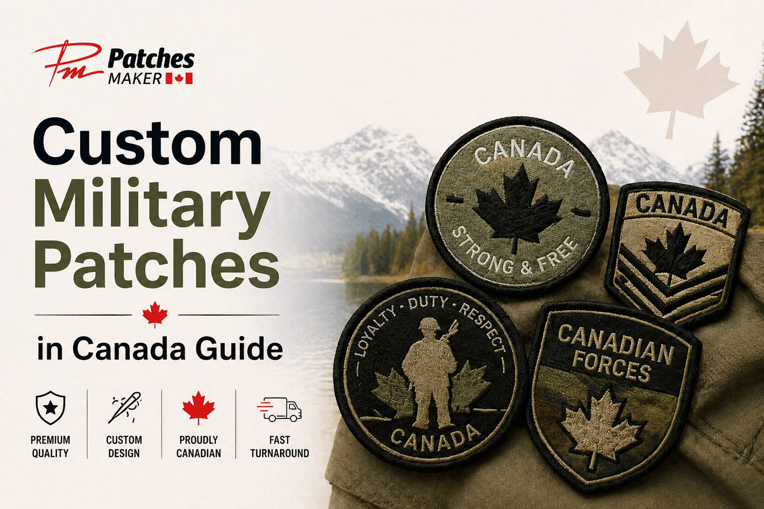 Custom Military Patches in Canada Guide