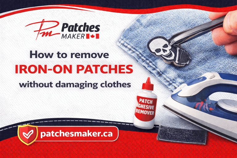 How to remove iron-on patches